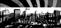 Vector colorful metropolis material