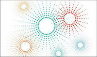 Star pattern vector material