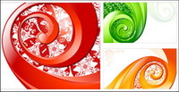 Rotating crystal pattern vector