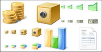 Financial icon, Safety Deposit Box