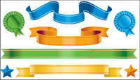 Ribbon Medal Vector