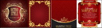 European-style lace pattern vector