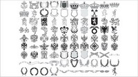 Anchors, horned horses, wheat, lion, double-headed eagle, olive branch, zebra