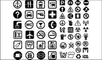 Terminals, restaurants, bus stops, taxis, airports, environmental protection, vector graphics