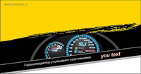 Alternative speedometer vector material