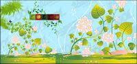 Vector material greens