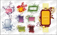 Vector material with a square pattern