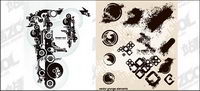 The trend of design elements common vector material