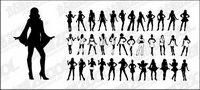 Vector material sexy girls in Pictures