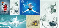 5, vector illustrations campaign material