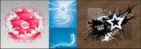 Vector material elements of the theme stars-2