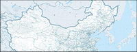 1:400 million Chinese map (road traffic)
