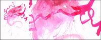 Before the ink watercolor picture material-034