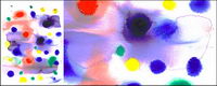 Before the ink watercolor picture material-020