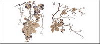 Ink style vines