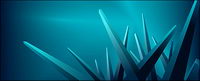Three-dimensional elements of vector material Strip
