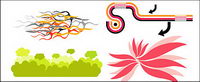 Vector simple fashion pictorial material