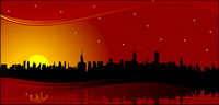 the city high-rise buildings