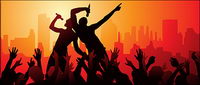 Singing and the enthusiasm of the audience