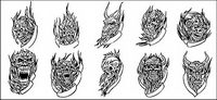 Vector skull logo