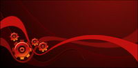Background lines and gear