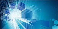High-tech style vector lines background material