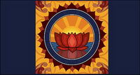 Lotus logo theme vector material