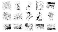 Go Media produced vector material - glass cracks