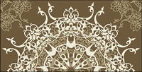 Continental pattern vector material