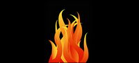 Cool logo vector material fire