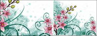 Hand-painted lily
