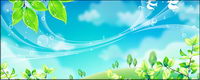 Vector spring flavor material
