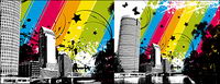 City color vector material