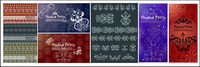 Vector practical lace material