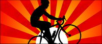 Sunset under the cycling
