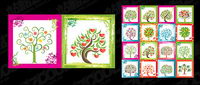 Accommodates a lovely trees vector material
