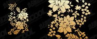 Practical flower pattern vector material