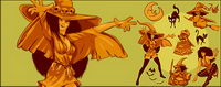 Halloween element vector