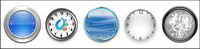 Clock background series of transparent PNG icon