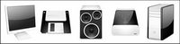Black-and-white effects Crystal Series transparent PNG icon -3