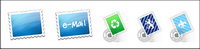 Theme stamps shape transparent png icon
