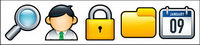Scrap 3D cartoon super computer icon transparent png