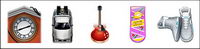 Future cars, guitar, skateboarding, boots and other png icon