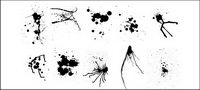 Vector material elements of the ink