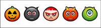 Halloween faces the main theme of the computer icon png
