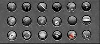 Crystal round style icon png