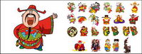God of Wealth classic New Year pictures