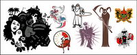 Pictorial elements of an alternative trend-7