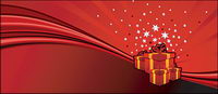 Vector joyous holiday gifts elements material