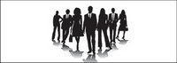 Business elite vector material